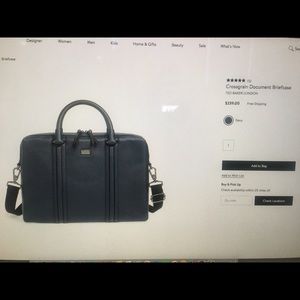 Crossgrain Document Briefcase TED BAKER